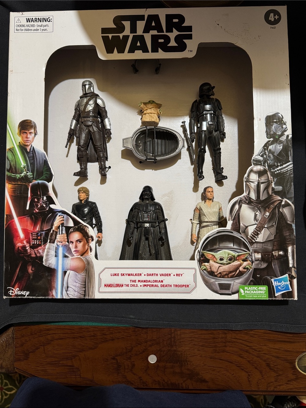 Hasbro Star Wars Figure Set in White and Black Packaging